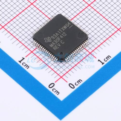 原装正品 MSP430F412IPMR 封装QFP-64(10x10) 单片机(MCU/MPU/SOC