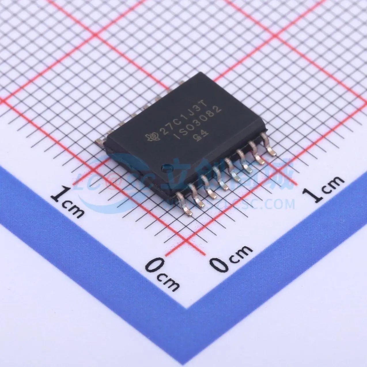 原装正品 ISO3082DWR 封装SOIC-16-300mil 隔离式RS485/422收发器