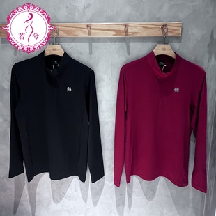 KOLON SPORT可隆2026春季男士吸湿速干半拉链长袖T恤LHZT6SN055