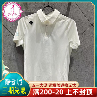 运动休闲短袖 DESCENTE迪桑特夏季 男子时尚 D3231RPS48 新品 POLO衫