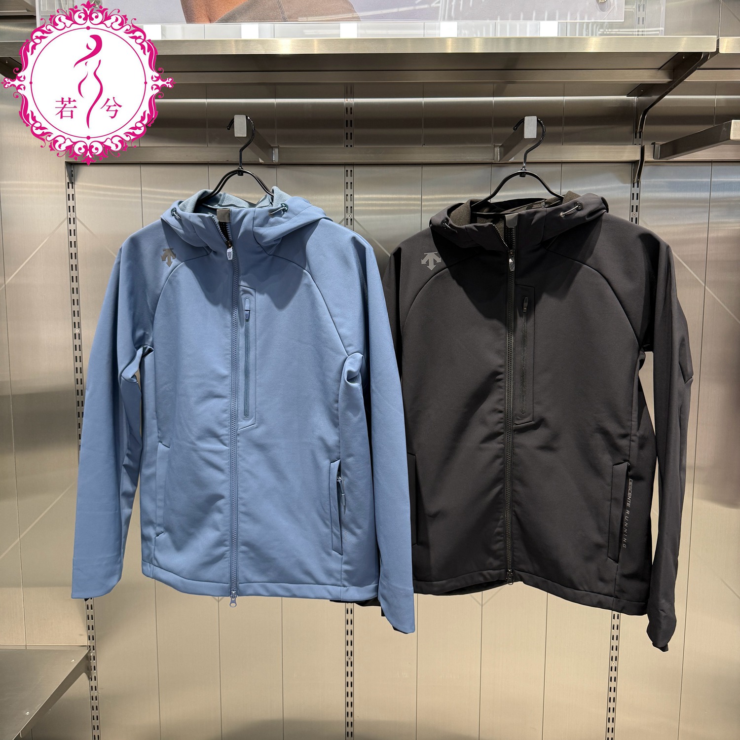 DESCENTE迪桑特秋冬季男士休闲运动加绒梭织运动外套D4491RJK02