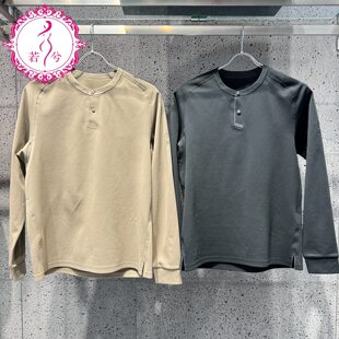 DESCENTE迪桑特2026春季男士都市通勤亨利领长袖针织衫D6131DTL81