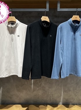 KOLON SPORT可隆2025秋季男士休闲运动立领半拉链卫衣LHZT5WN097