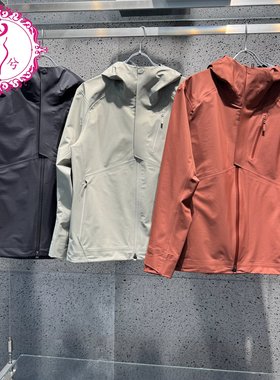 DESCENTE迪桑特26春季男士山峰夹克防水透湿薄绒冲锋衣D6131DHJ82