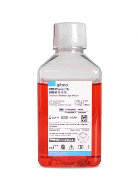 C11995500BT gibco DMEM高糖培养基 含丙酮酸钠 500ml 原装现货