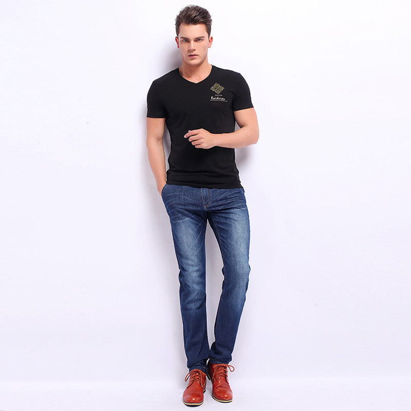 Jeans droite en vrac RAIDCIAU en coton pour été - Ref 1464569 Image 5