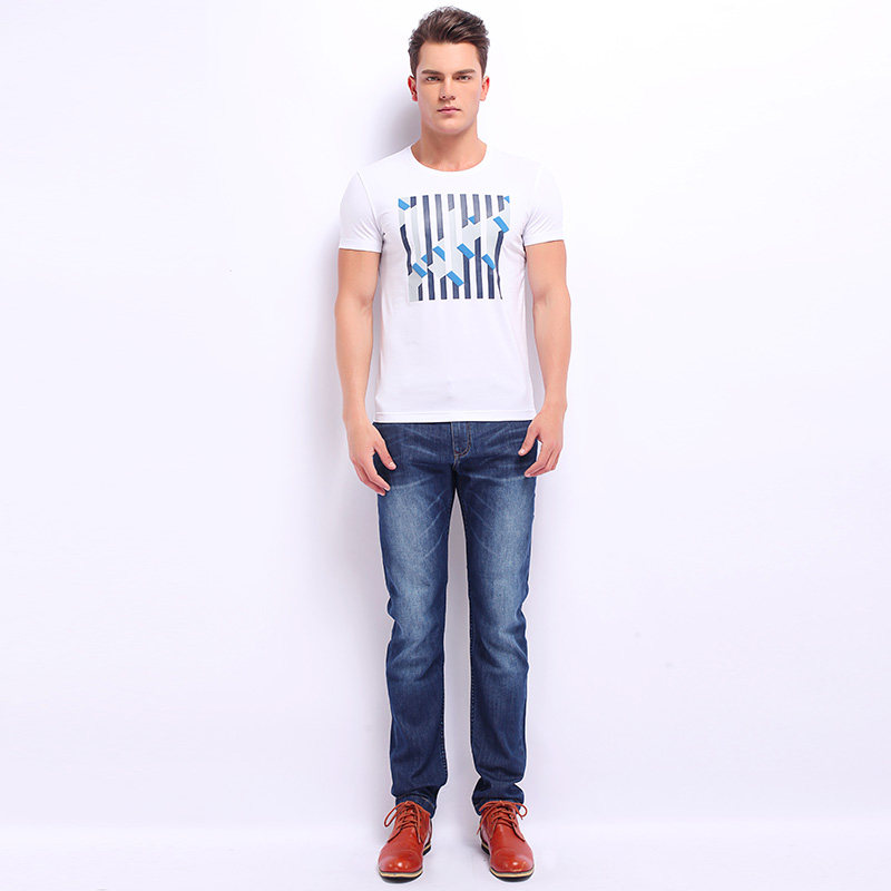 Jeans droite en vrac RAIDCIAU en coton pour été - Ref 1464569 Image 3