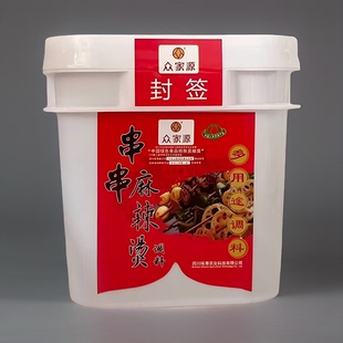 众家源串串麻辣烫3.6kg/桶麻辣香锅干锅鸡酱烧鸡公肥肠鸡调料商用