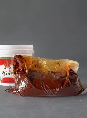 丹丹红油郫县红油豆瓣6kg/桶川菜香辣调味料家用炒菜专用餐饮