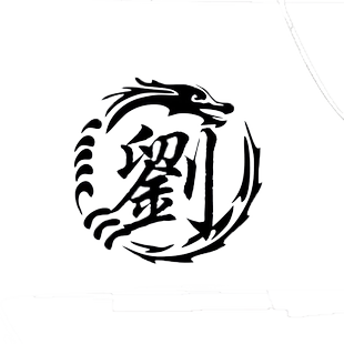 百家姓氏车贴汽车贴纸个性定制字体油箱盖车身龙图腾创意划痕遮挡