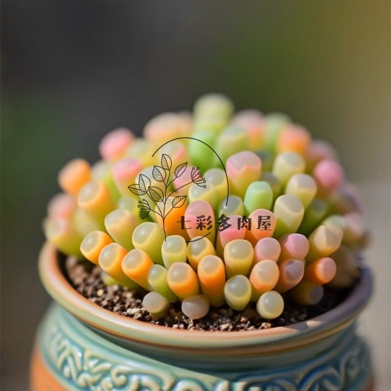 多肉植物 五十铃玉肉锥肉锥科烟花多头群生耐寒耐热好养易活品种