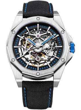 Seagull海鸥手表男多边形镂空轻薄自动机械表锋芒系列6095HK