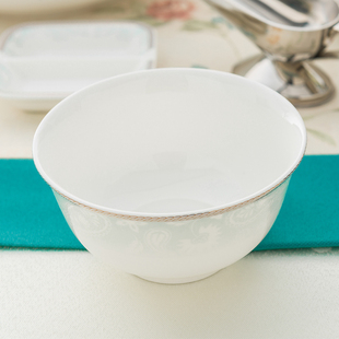 隆达骨瓷碗家用2023年新款碗个人专用老式碗不烫手蓝云锦干饭人碗