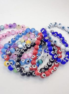 欧美跨境饰品恶魔之眼眼睛彩色