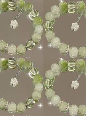 小红书小苍兰柠檬碎花手链超仙