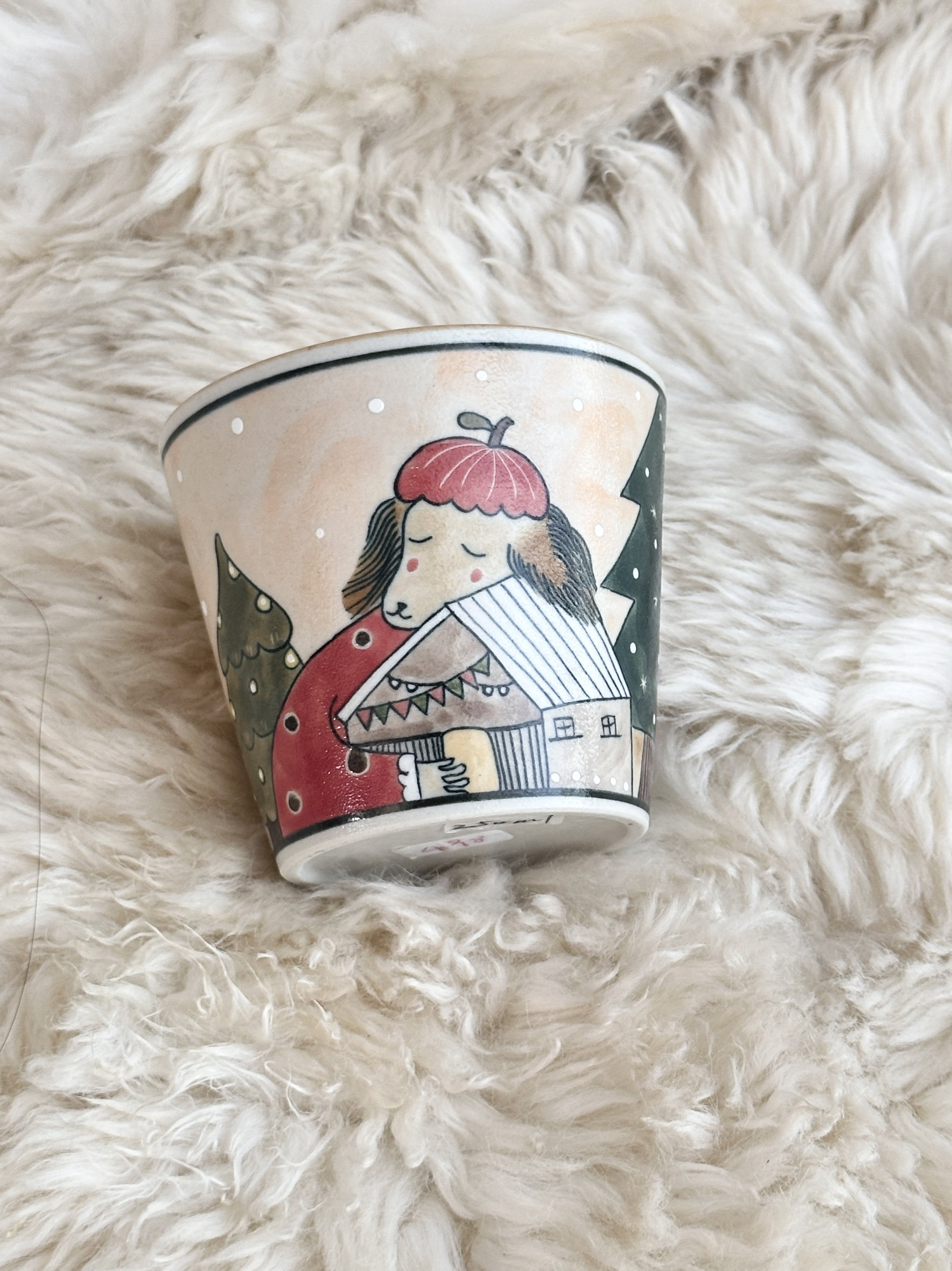 Nayyu•【现货】毛毛系列拉花杯 蛋杯 猪口杯by上禾下皿图片