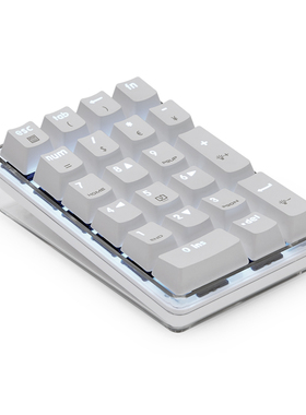 魔蛋21键 笔记本台式电脑外接数字小键盘USB免切换财务机械键盘