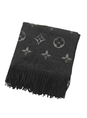 四叶渐变流苏围巾 12951