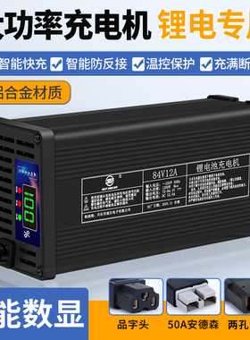 安徽速尔电动车锂电池充电器48V60V72V铝壳8A10A15A20A30A快充
