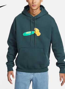 Nike耐克卫衣男冬季SB系列加绒保暖运动印花套头衫DA4256 FQ2193