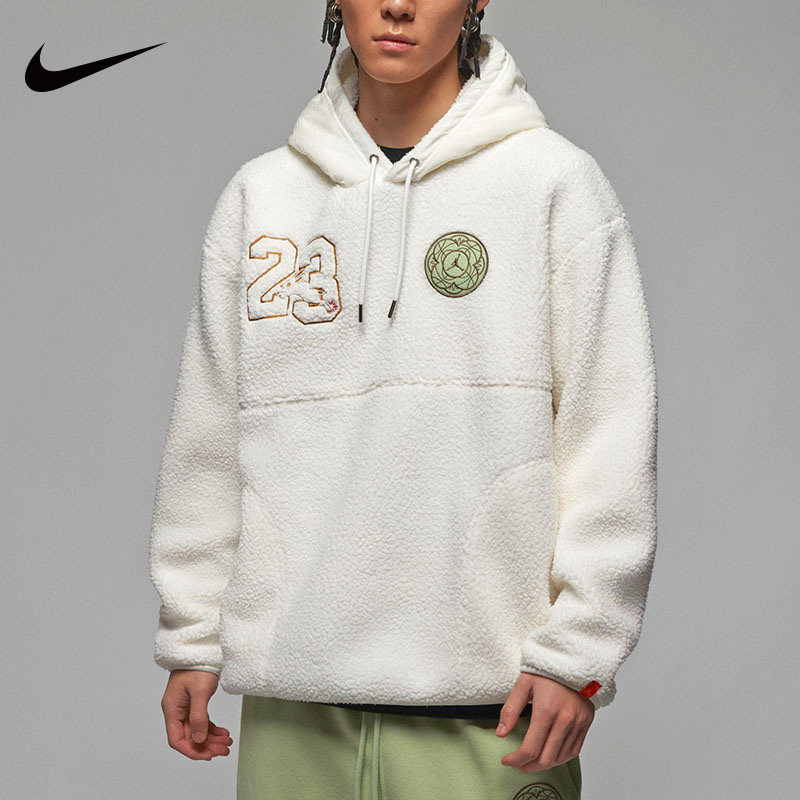 NIKE耐克卫衣男羊羔绒