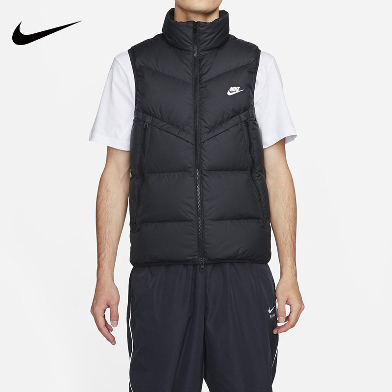 耐克羽绒马甲Nike立领