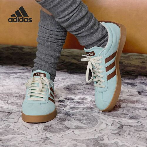 adidas阿迪达斯男女板鞋VL COURT CLASSIC 复古休闲运动鞋KK3772