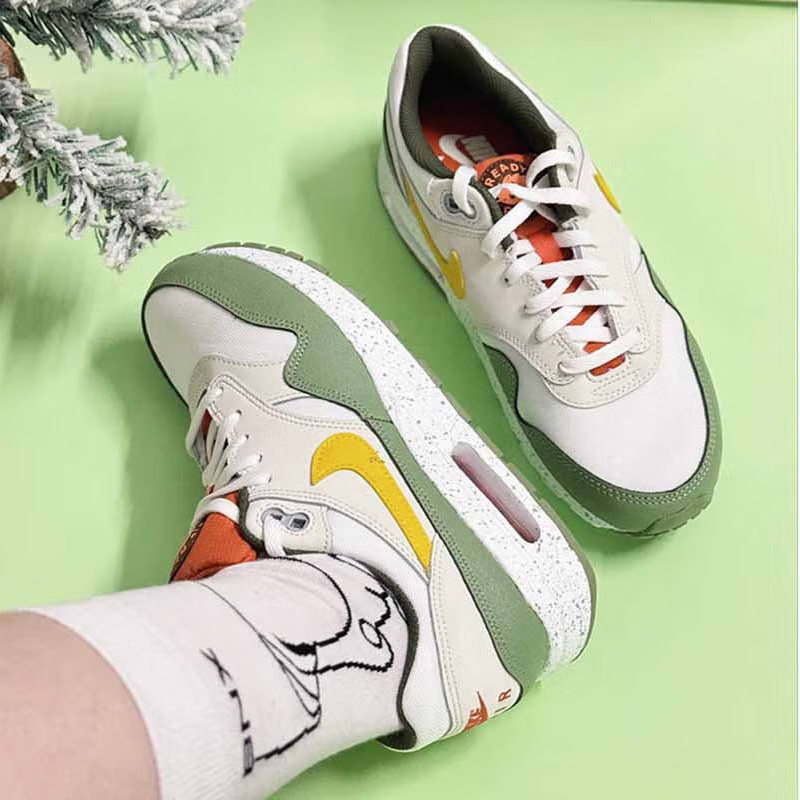 Nike耐克大童鞋Air Max 1运动气垫减震轻便运动休闲跑步鞋FV3646