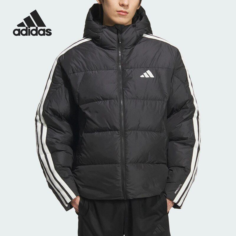 adidas阿迪达斯男子户外运动休闲保暖连帽羽绒服外套夹克KC2493