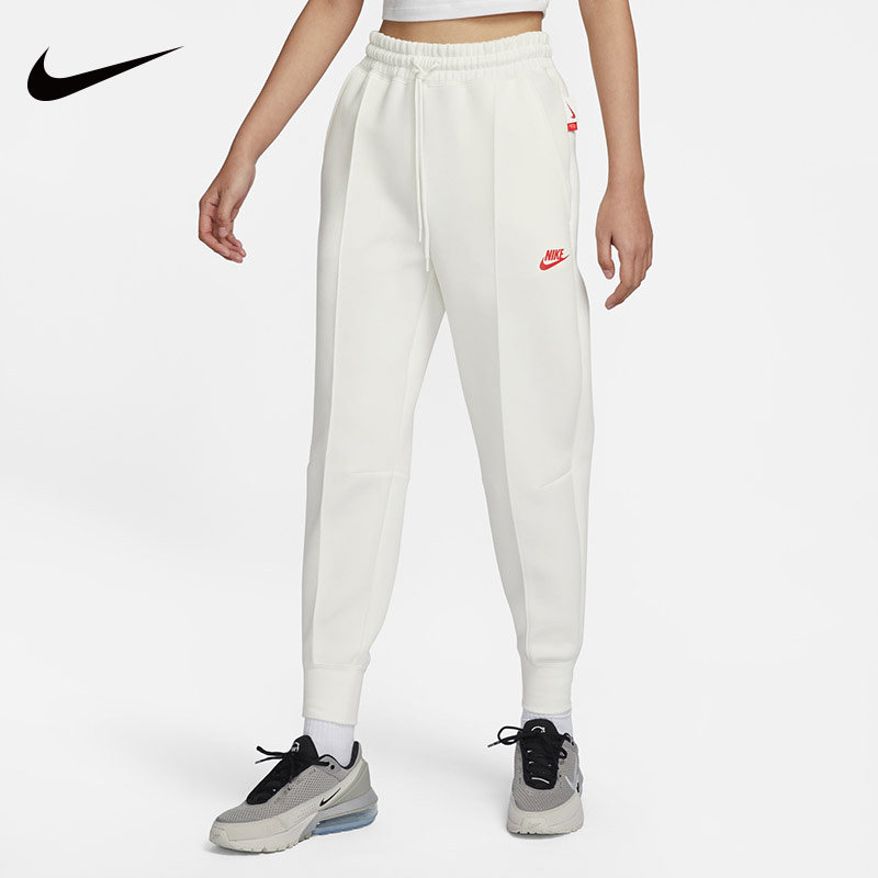 NIKE耐克女子长裤2024春季龙年限定运动裤训练收口新年卫裤FZ6386