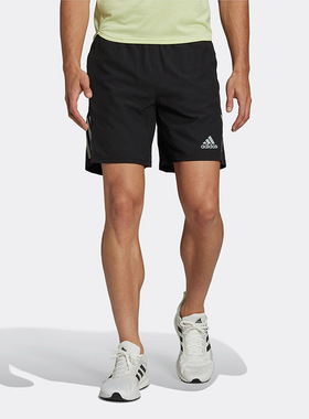 Adidas阿迪达斯短裤男训练跑步夏季五分裤舒适透气运动裤H58593