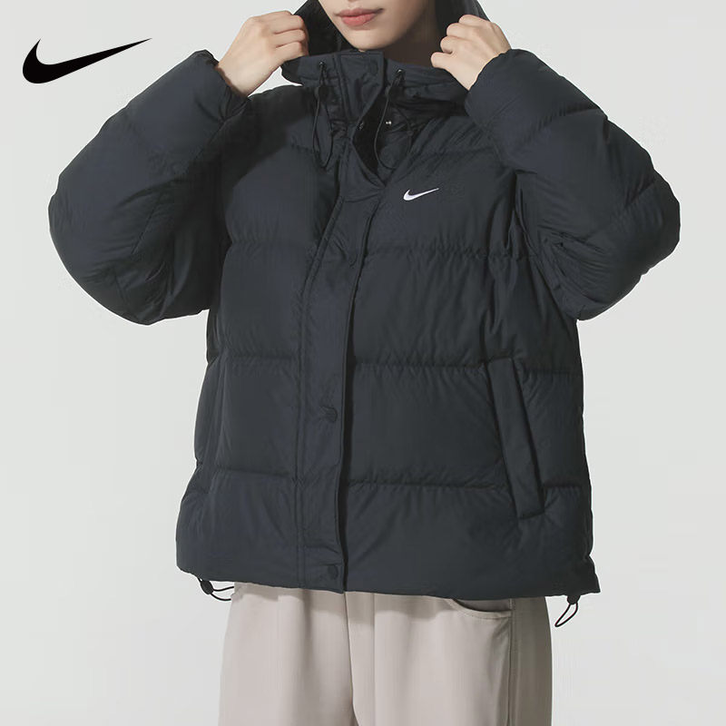 Nike耐克女子运动保暖连帽长袖羽绒服休闲外套上衣夹克IH0728-010