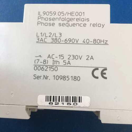 议价Hermetic ROMe IL9059.05/HE001 Phose sequence relay Herme