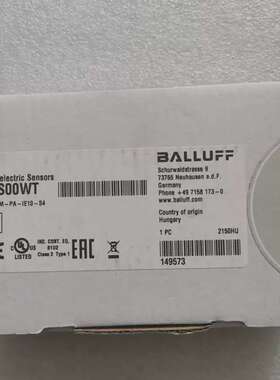 议价正品BALLUFF BOS00WT BOS 21M-PA-IE10-S4