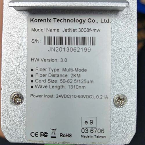 价Korex工业交换机JetNet 3008f-mwJetNet 3008fJetNet 3008f-M12