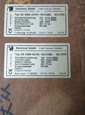 议价CE100M 100-01260帝尔TR eleroc编码器.