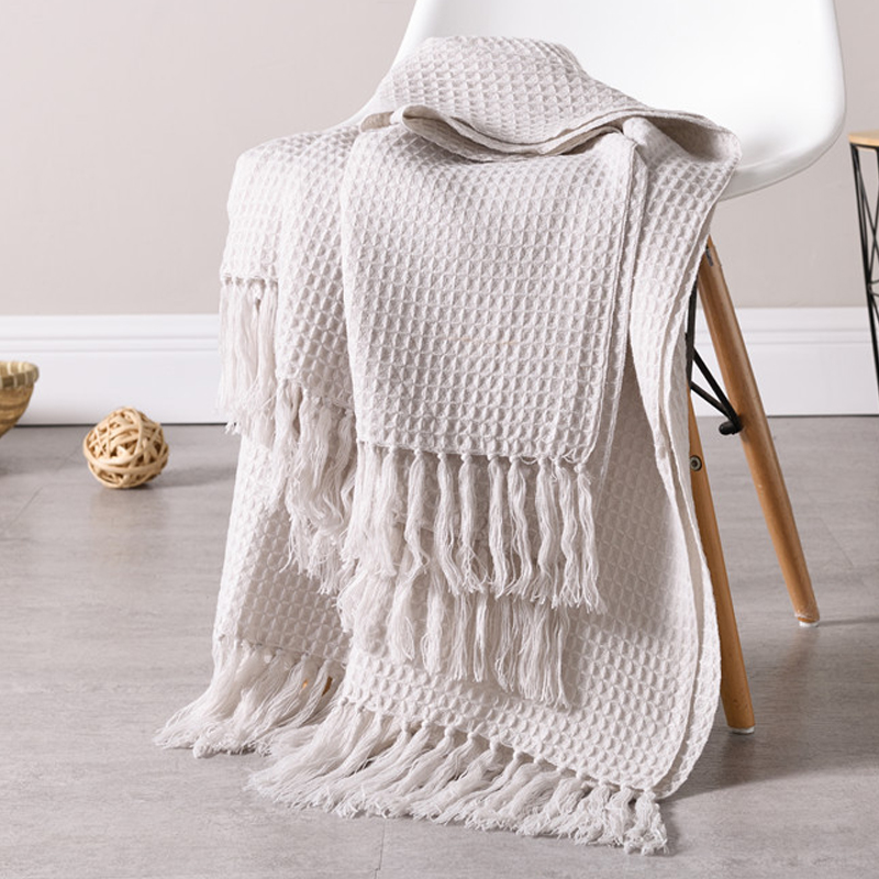 北歐樣板房間搭巾流蘇搭毯蓋毯沙發巾床尾毯床尾旗酒店披毯毛毯子在類目 牀上用品, 休閒毯/毛毯/絨毯中 - 來自Buy2taobao.com提供專業的淘寶代購服務