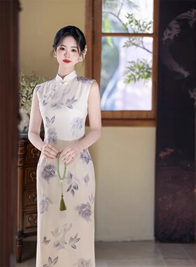 2026夏季新款时尚改良年轻款少女学生中式服装旗袍连衣裙子12679