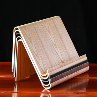 木质手机支架平板电脑支架IPAD架创意懒人通用支架看书架阅读架