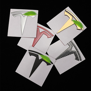 适用于特斯拉model3机盖标models x y金属车标替换式后尾标前后