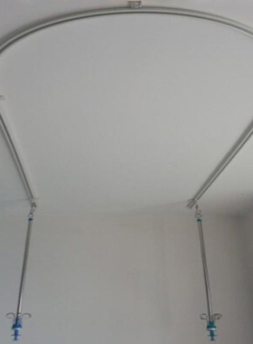 医用输液轨道医院隔帘轨道天轨伸缩输液吊杆吊瓶铝合金u型轨轨道