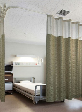 tact进口医院用窗帘隔断帘美容院养身馆隔帘诊所阻燃床位围帘医用