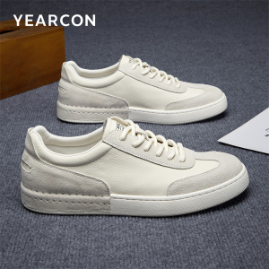 意尔康男鞋春秋季低帮运动休闲德训鞋男款板鞋软底单鞋男士英伦风