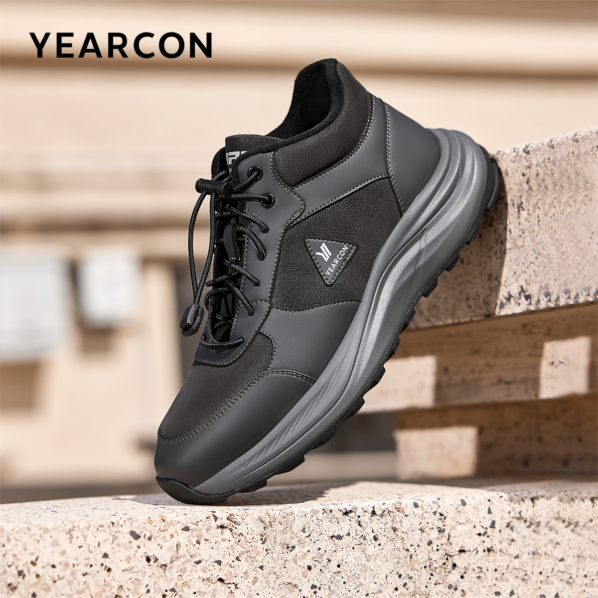 意尔康男鞋官方旗舰店爸爸棉鞋