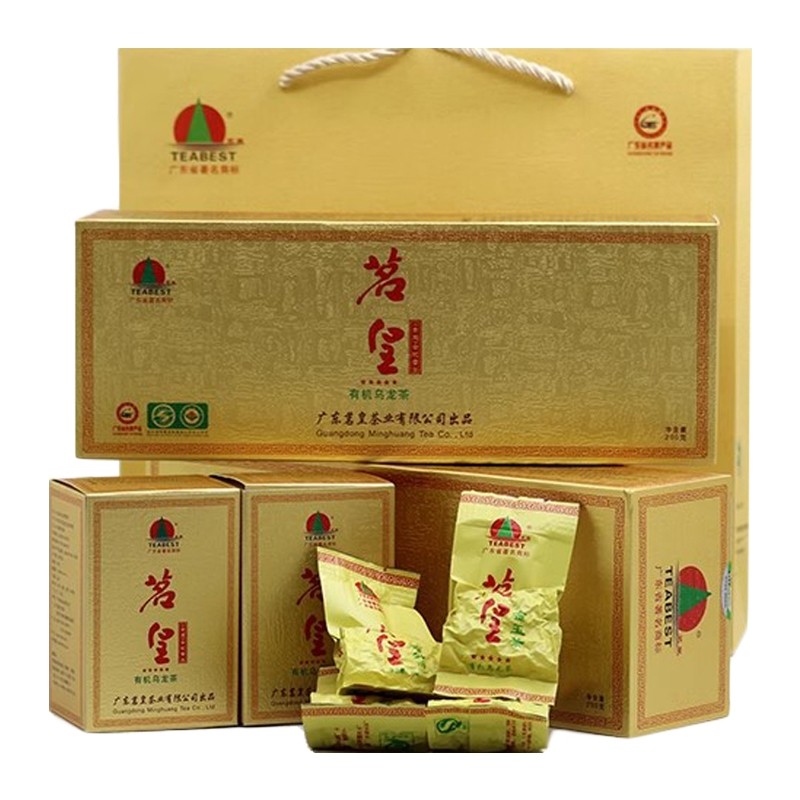 广东茗皇茶 五星有机金玉乌龙茶400g高端礼盒金宣茶叶 送礼领导茶