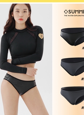 OS品牌黑色氯丁橡胶潜水裤女加厚三角游泳裤提臀装备浮潜保暖冲浪