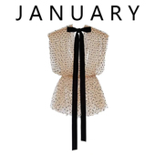 小众设计感小个子短款 复古波点吊带背心25夏新款 上衣 法式 JANUARY