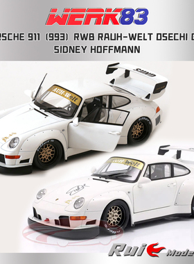 亲签1:18 WERK83保时捷911 RWB Rauh-Welt Furusato汽车模型