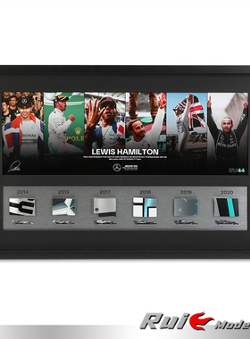 限量版汉密尔顿梅赛德斯AMG  F1 'Six Titles' 车身照片车模周边