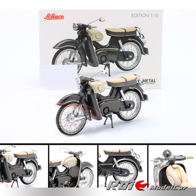 1:10 Schuco复古摩托车Kreidler Florett Super合金汽车模型